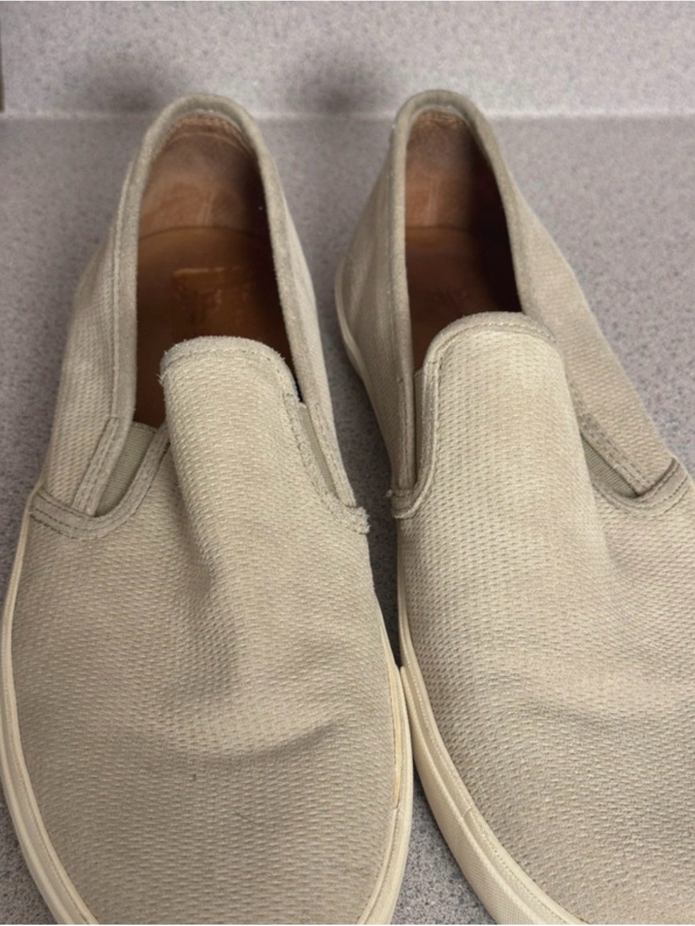 Men's Frye Brett Perforated Slip-On Suede Shoe